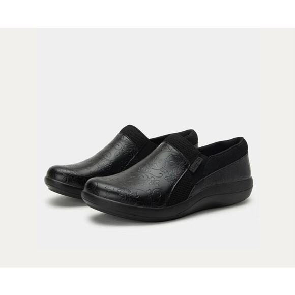 New W/Box Alegria Women's Duette Embloom Black Shoe Size 9 - Picture 1 of 7